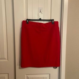 SHEIN 3xl red pencil skirt